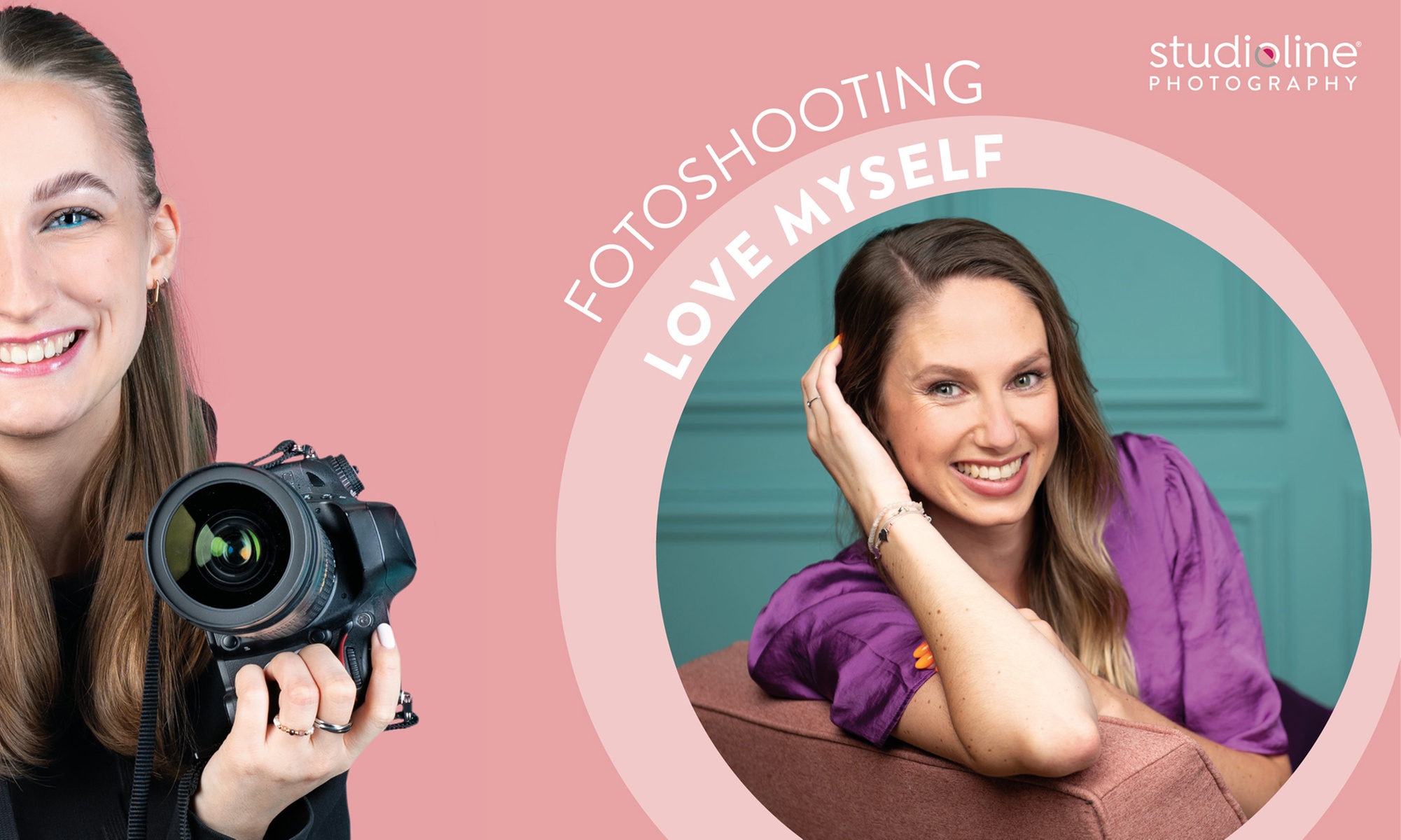 60 Min. studioline PHOTOGRAPHY Fotoshooting Erlebnis + Goldcard