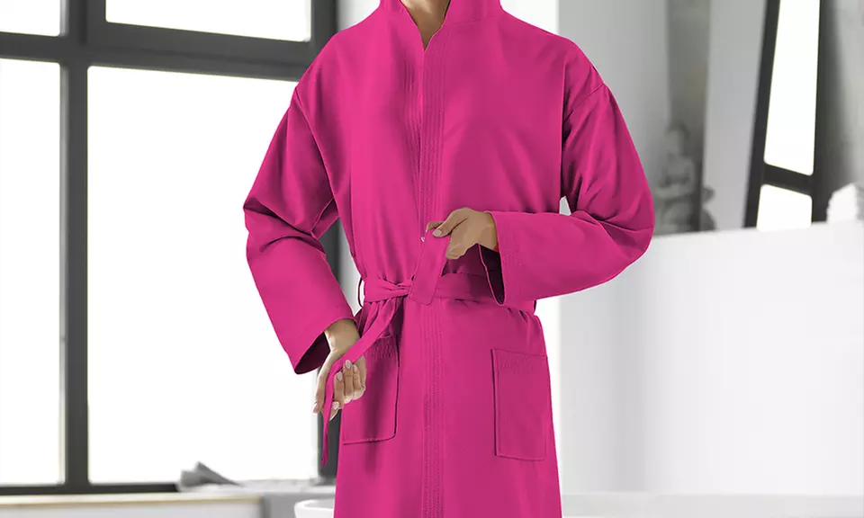 Accappatoio in microfibra con trattamento super assorbente