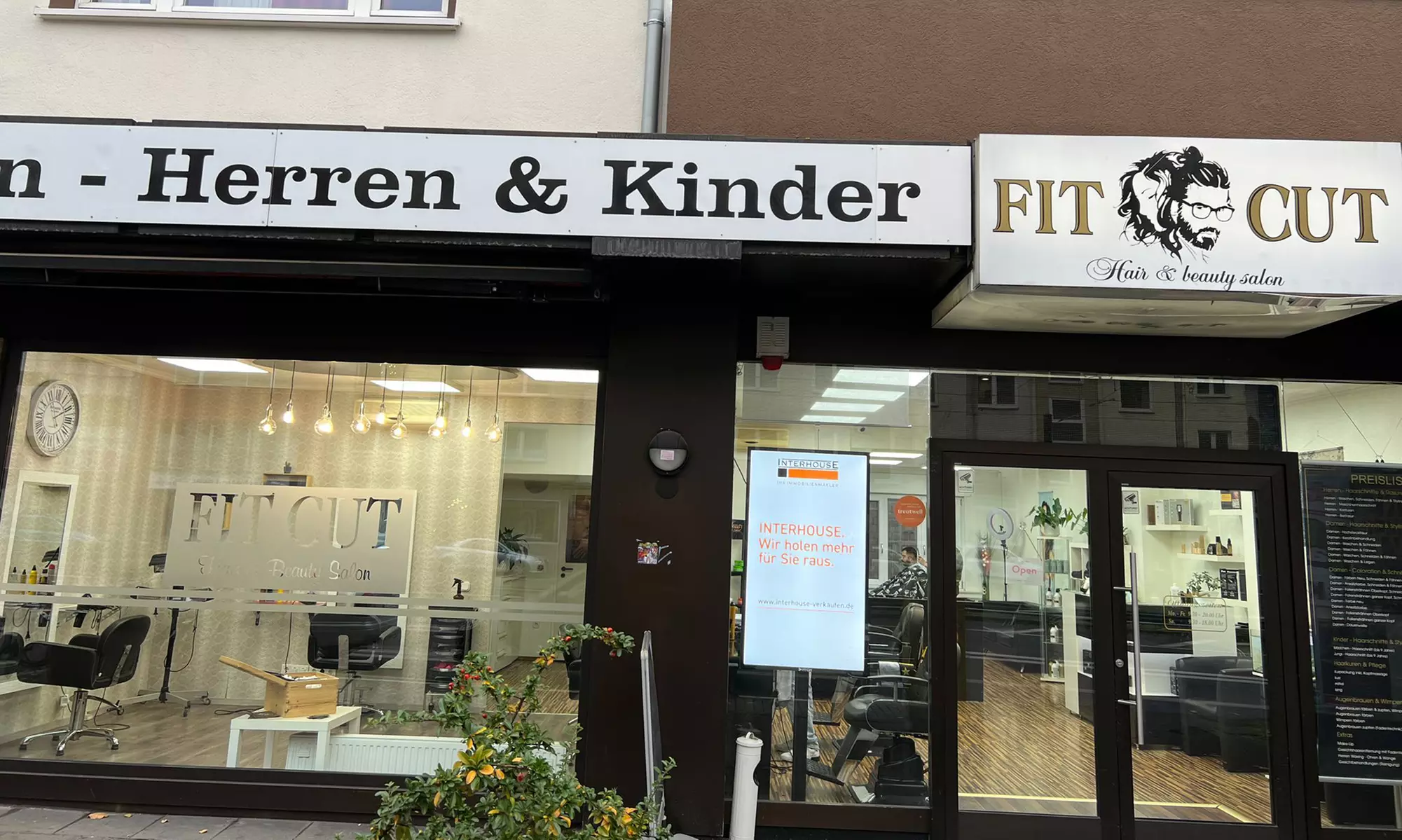 Friseurleistungen für Damen