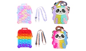 Pop Fidget Toy Shoulder Bag for Kids