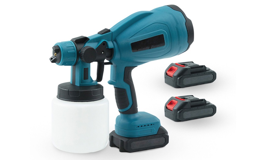 Image 2: Pistola pulverizadora inalámbrica para pintura