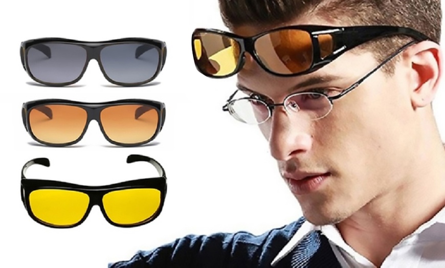 Image 1: Anti-Glare Sunglasses