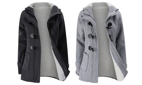 Veste à capuche en coton mélangé pour femme