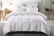 Serta White Down and Feather Fiber Comforter - Choose Your Warmth - Second Medium
