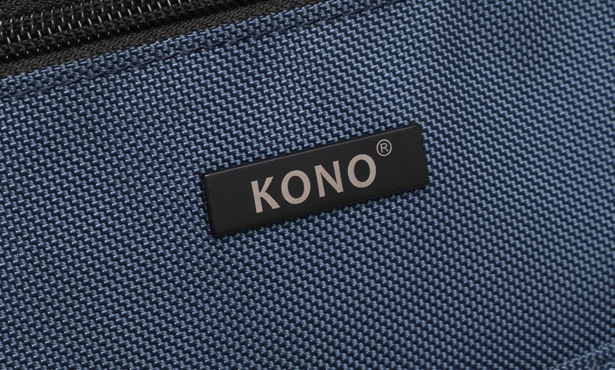 Image 16: Bolso bandolera resistente con múltiples bolsillos
