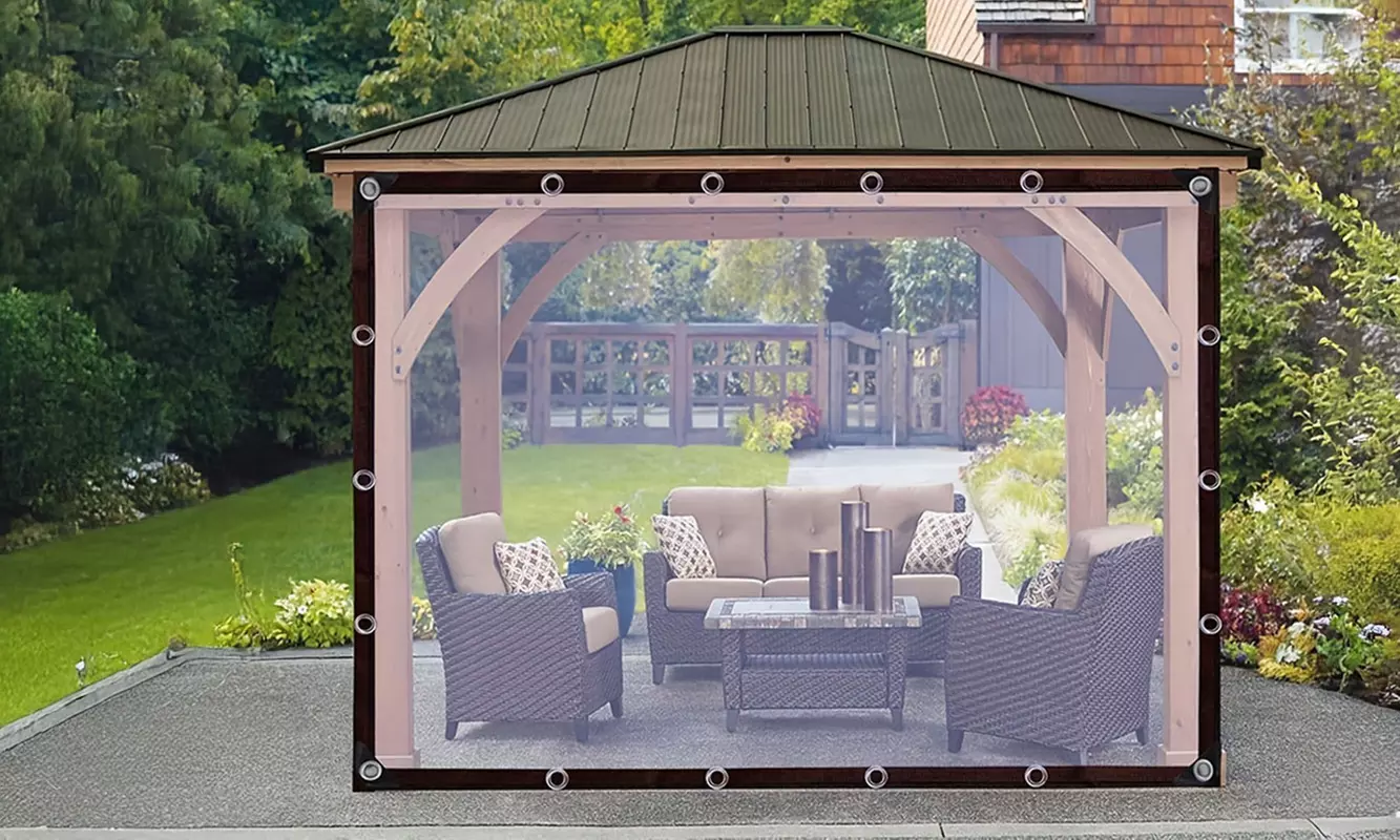 Clear Plastic Tarps with Grommets