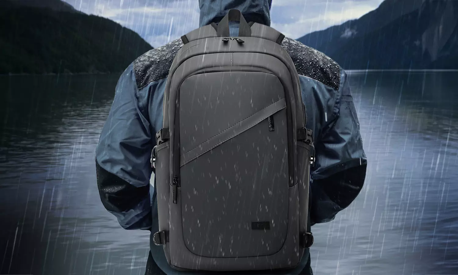 Rugzak voorzien van usb-poort