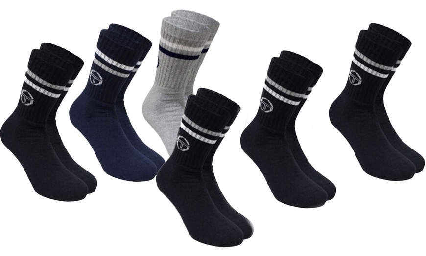 Image 1: 6er- oder 12er-Pack Sergio Tacchini Sport- und Freizeit-Socken