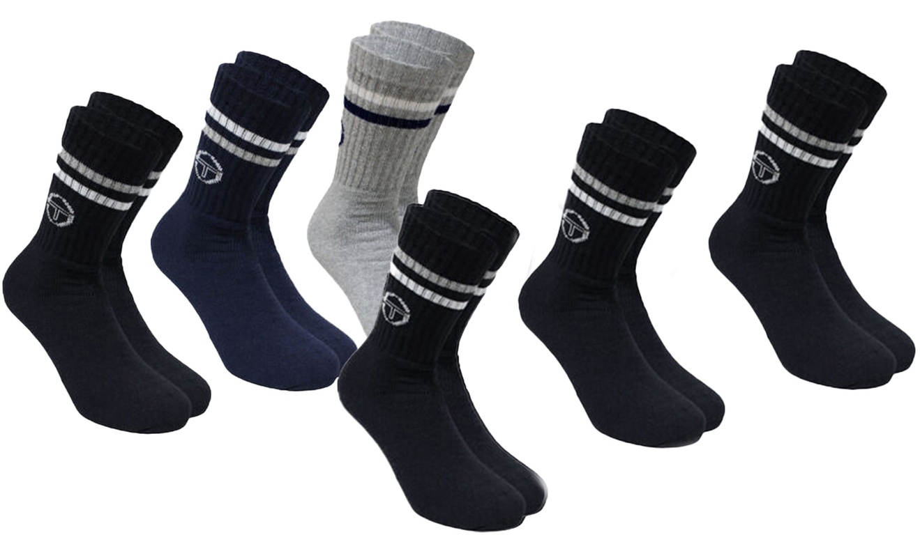 6er- oder 12er-Pack Sergio Tacchini Sport- und Freizeit-Socken