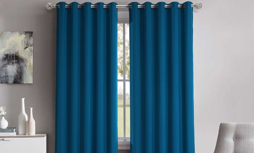 Image 3: Clearance Eyelet Curtains 
