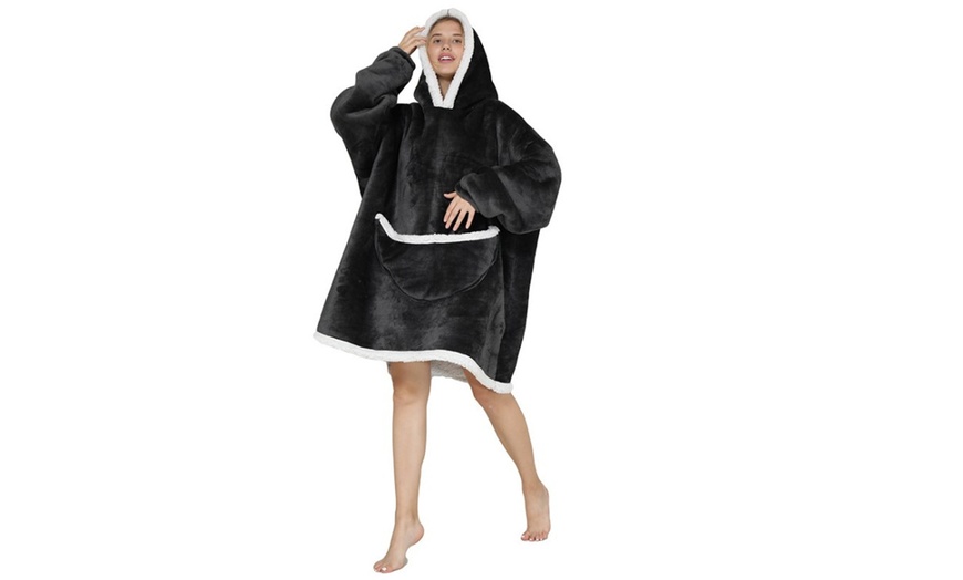 Image 4: Oversized Blanket Hoodie