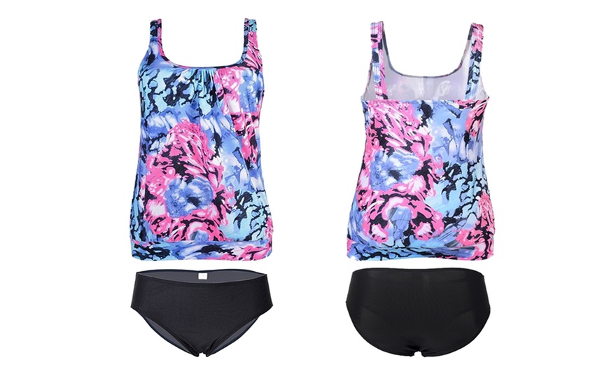 Image 9: Women's Printed Tankini