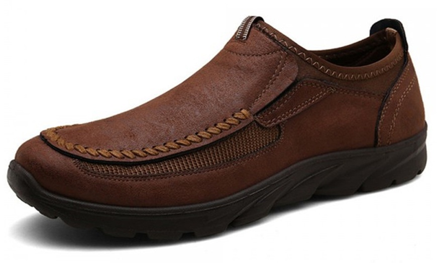 Image 3: Men's Faux Leather Casual Shoes