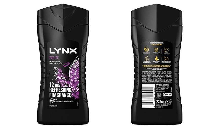 Image 7: Up to 12 225ml Bottles of Lynx Shower Gel