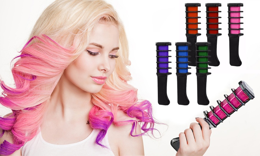 Up To 65% Off Colourful Hair Chalk Combs | Groupon