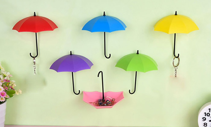 Image 4: 6 Decorative Umbrella Hooks
