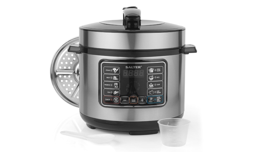 Image 2: Salter 1000W Rapid Multi Cooker