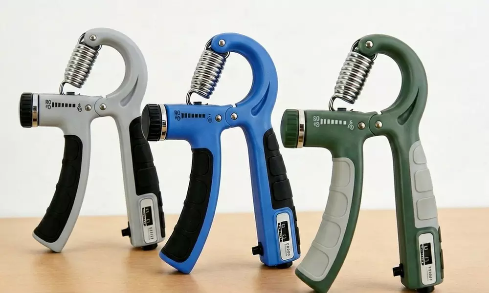 Adjustable Grip Strengthener with Built-in Counter