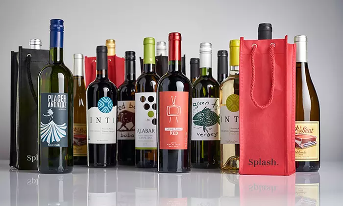 Two, Six, or 12 Packs of Wine Carrying Gift Bags from Splash Wines (Up to 76% Off) - Second Medium