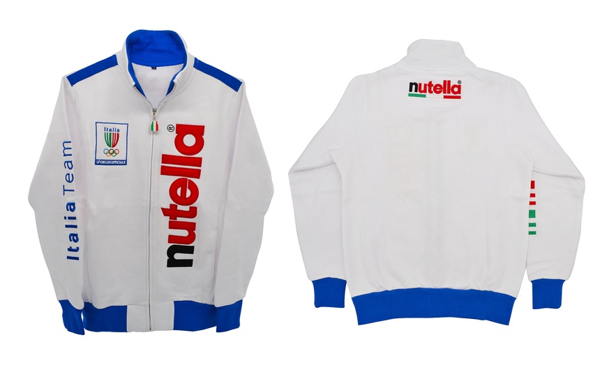 Image 3: Felpa Nutella Italia team olimpiadi