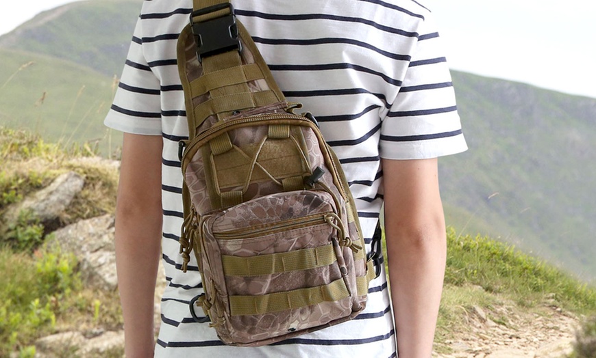 Image 15: Military Sling Backpack