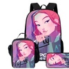 Image 12: KPop Demon Hunters Inspired Backpack Set 