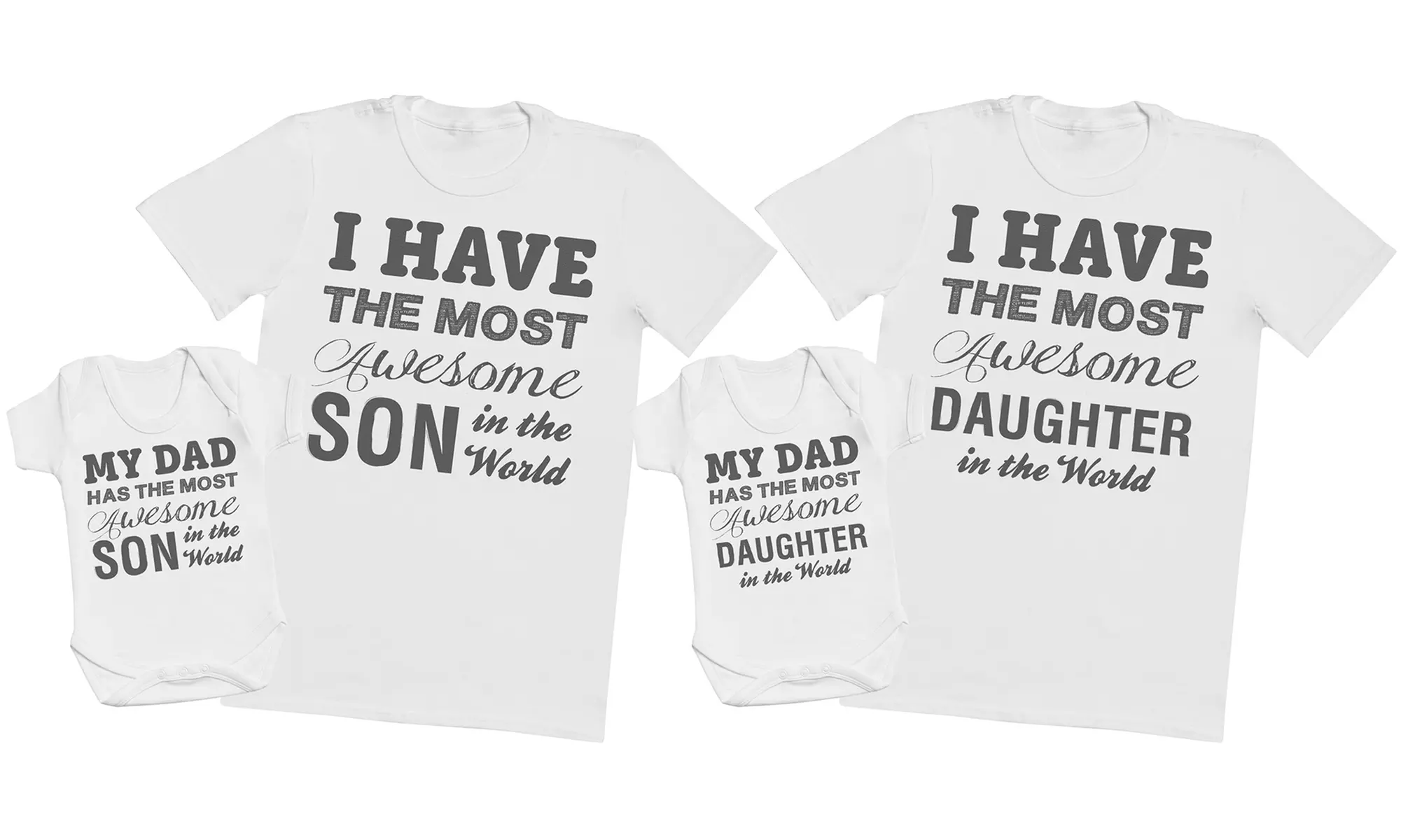 Spoilt Rotten Father and Son/Daughter Matching Set - Primary Image