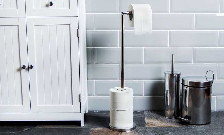 Image 5: Toilet Brush and Paper Holder