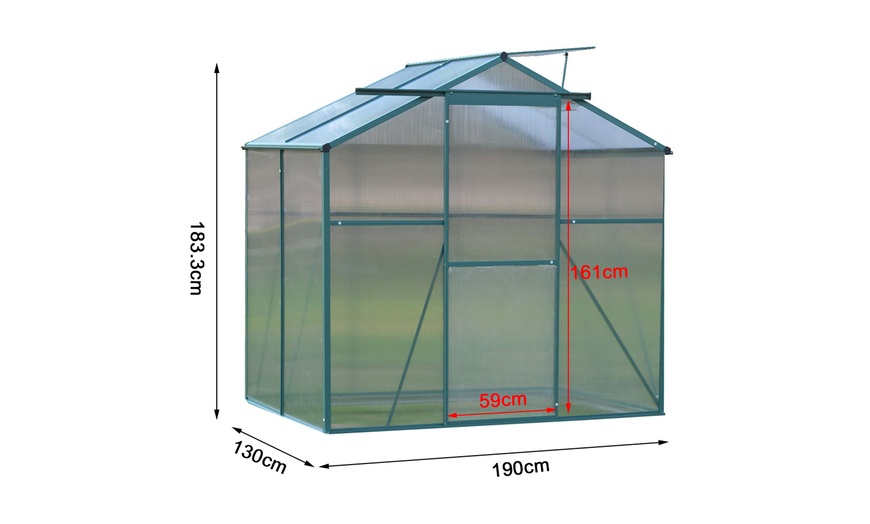 Image 5: Garden Greenhouse with Vent