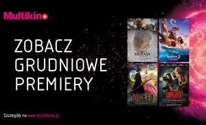 Bilety na dowolny film 2D/3D w kinach sieci Multikino