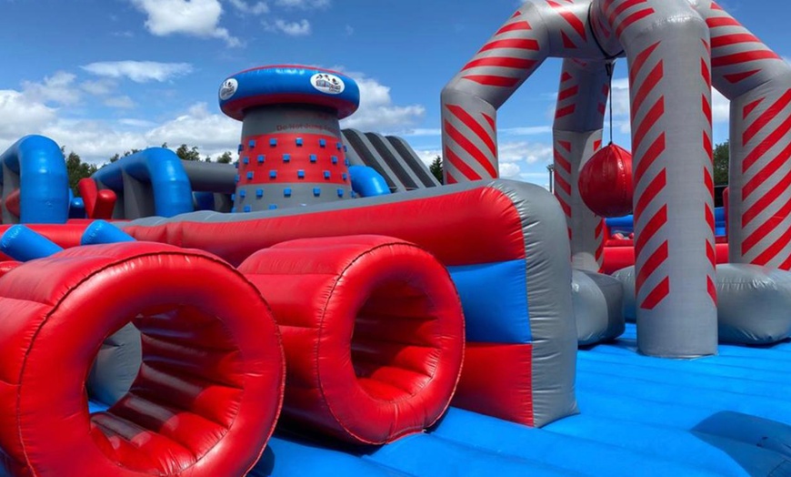 Image 17: Inflatable Bounce and Trampolines for One at Soccer Zone Halesowen