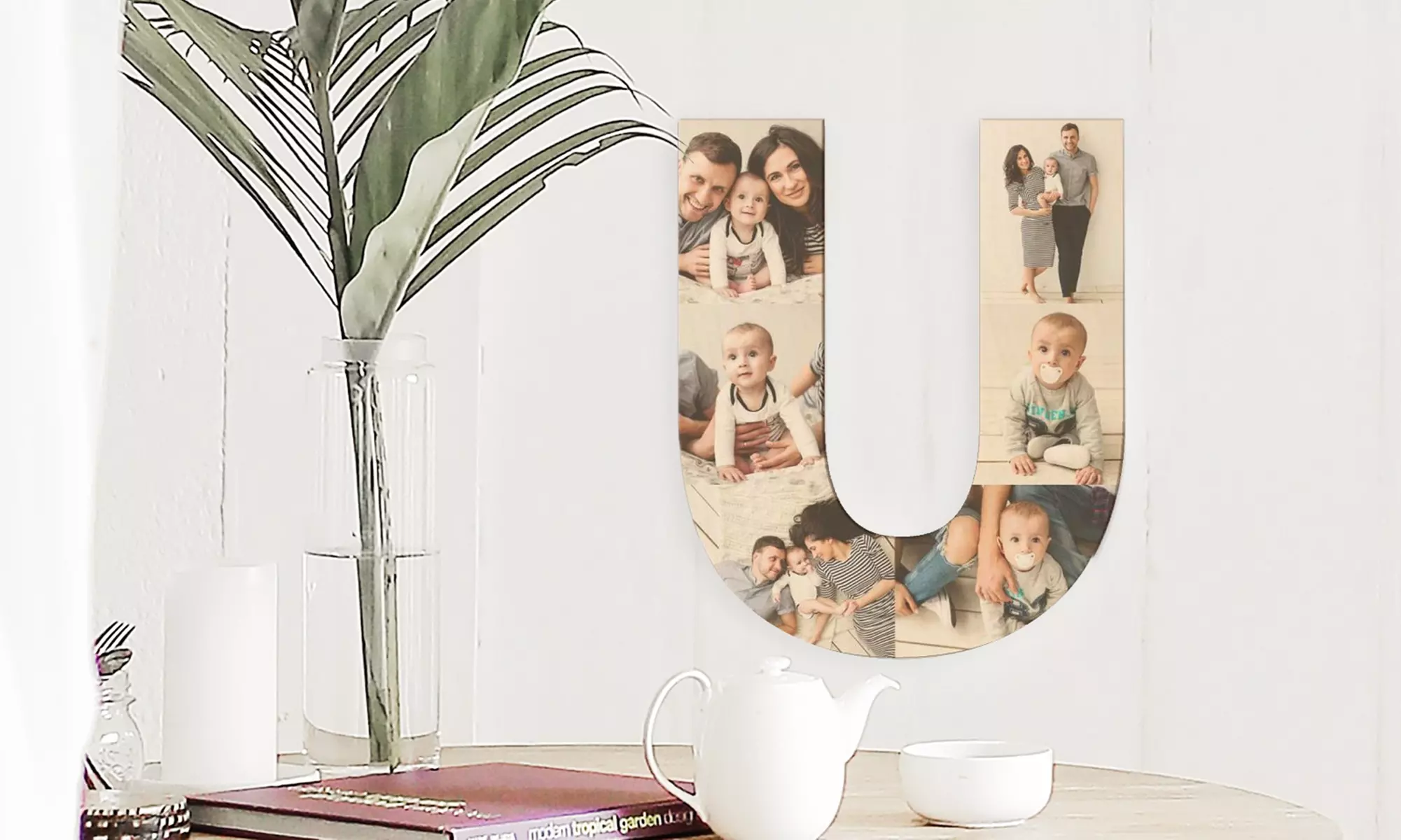 Customized Wood Photo Letters from Picture It Custom (Up to 78% Off). Four Options Available. - Second Medium
