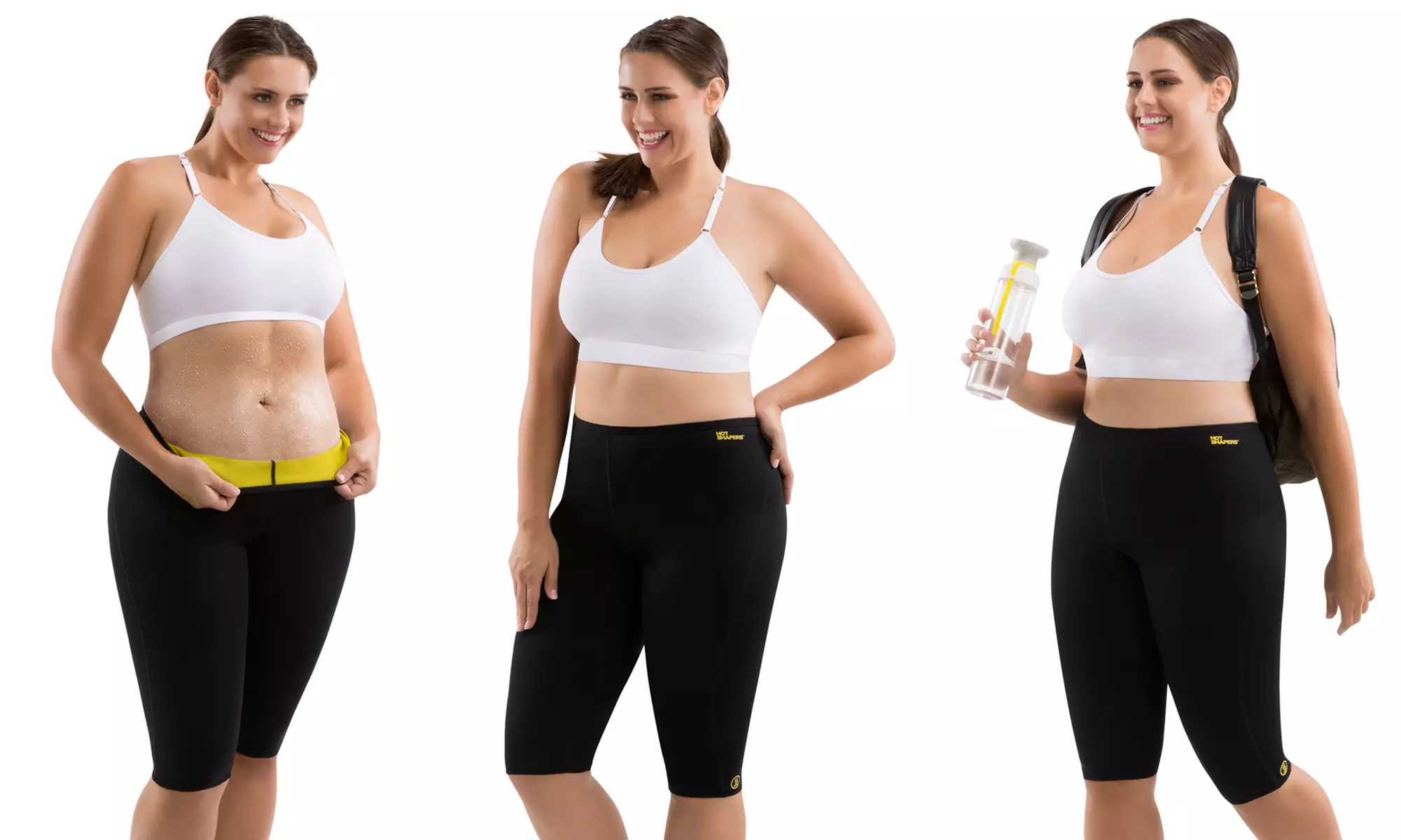 Women’s Hot Shapers Plus-Size Weight Loss Compression Slimming Pants - Primary Image