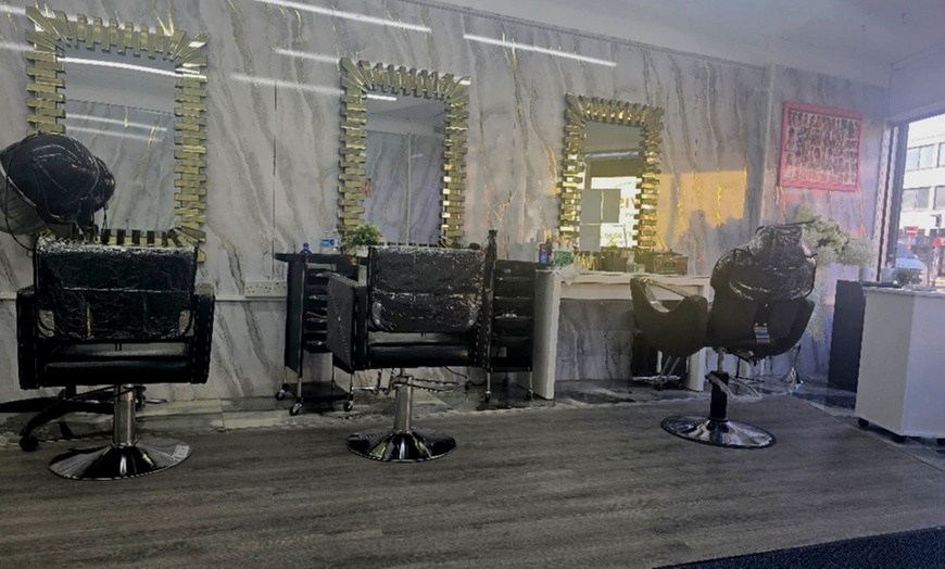 Image 3: Revamp Your Look: Wash, Cut, & Blow Dry with Optional Full Head Colour