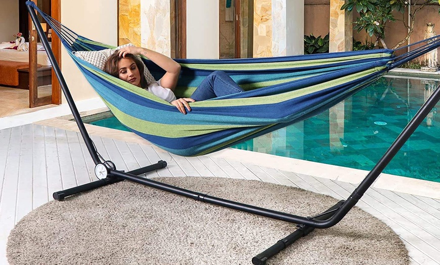 Image 1: Baumwoll-Hängematte