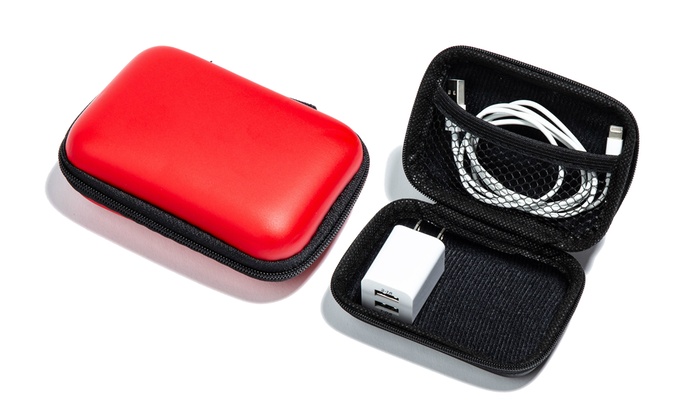 Up To 53% Off on Charger and Cable Carrying Case | Groupon Goods