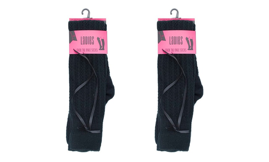 Image 4: Lange Damen-Socken