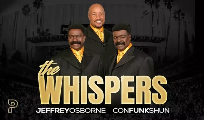 The Whispers w sg Jeffrey Osborne & ConFunkShun at Pechanga Arena on May 31 at 8:00 p.m. - Primary Image