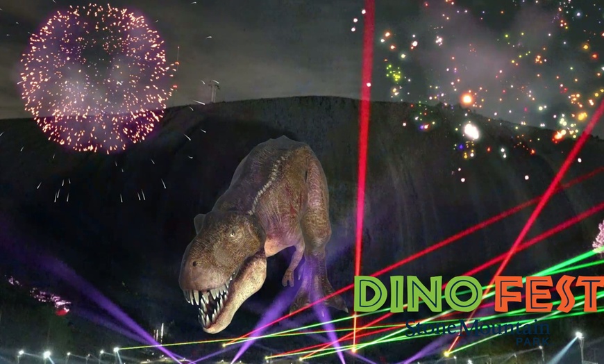 Image 3: Dino Fest & Zipline Adventures at Stone Mountain Park, GA
