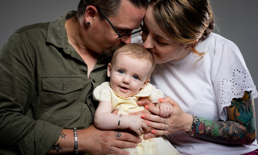 Image 9: Baby Photoshoot With 8'' x 6'' Print at Barrett & Coe studios 