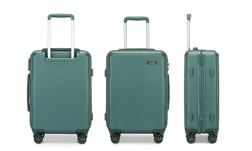 Image 5: One or Three Minimalist Design Hard Shell Luggage Set with TSA Lock 