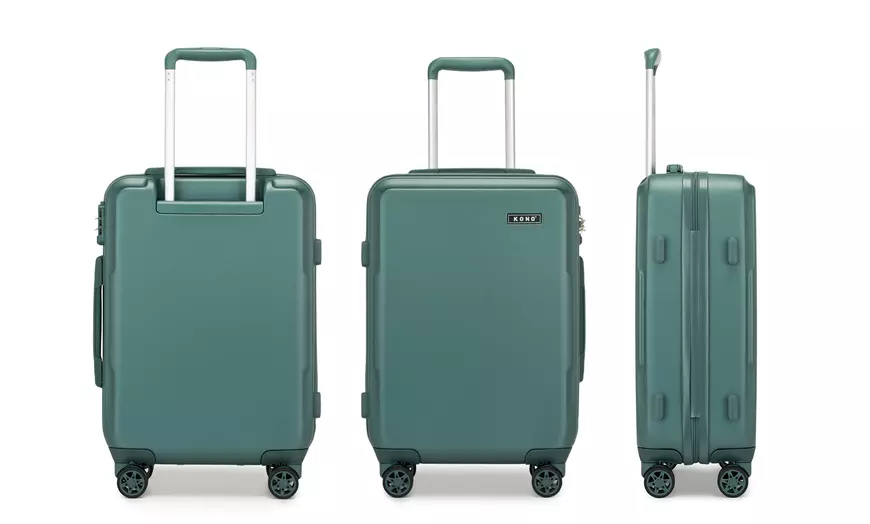 Image 5: One or Three Minimalist Design Hard Shell Luggage Set with TSA Lock 