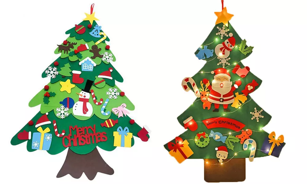 Sapin de Noël mural à faire soi-même