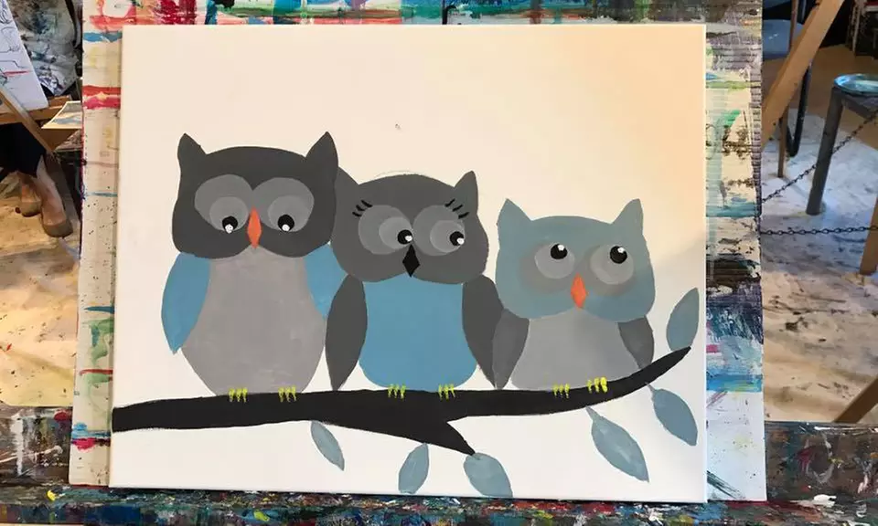 Paint Class for One, Two, or Four at Monika's Art Boutique-Studio & Gallery (Up to 56% Off) - Second Medium