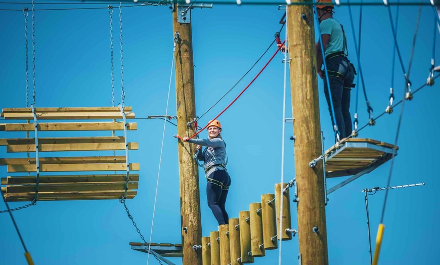 Image 8: High Ropes Adventure Course for One, Two, Three, or Four at SF Parks