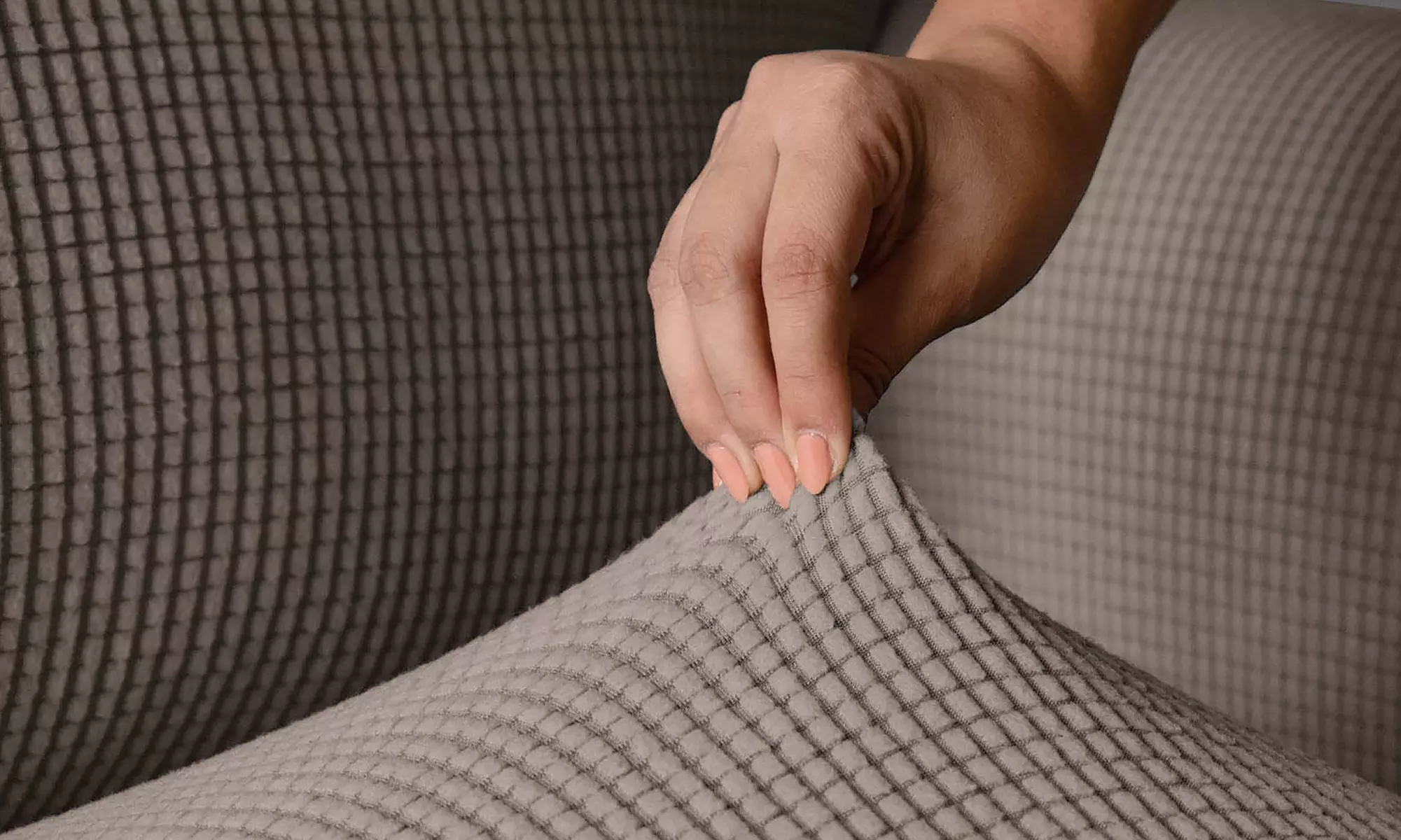 Housse de canapé élastique "Leslie"