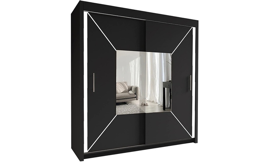 Image 5: Free-Standing Sliding Door Wardrobe