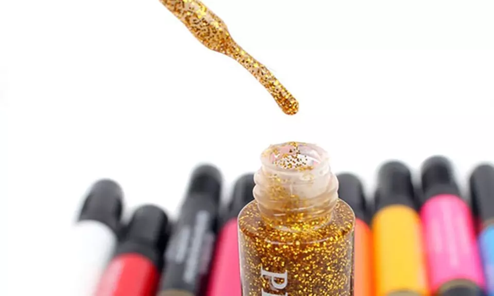 3, 6, 12 ou 18 Stylo-vernis décoratifs nail art - Second Medium