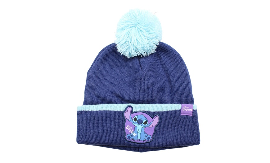 Image 15: Ensemble bonnet, gant, tour de cou Lilo & Stitch, Paw Patrol ou Minnie