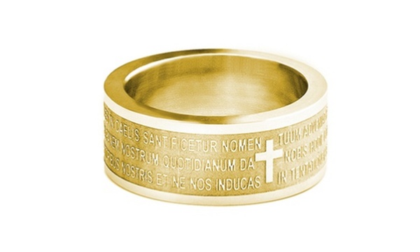 Anello padre nostro on sale tuum